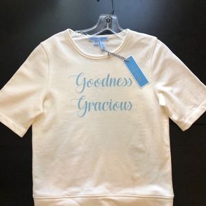 NWT Draper James "Goodness Gracious" shirt